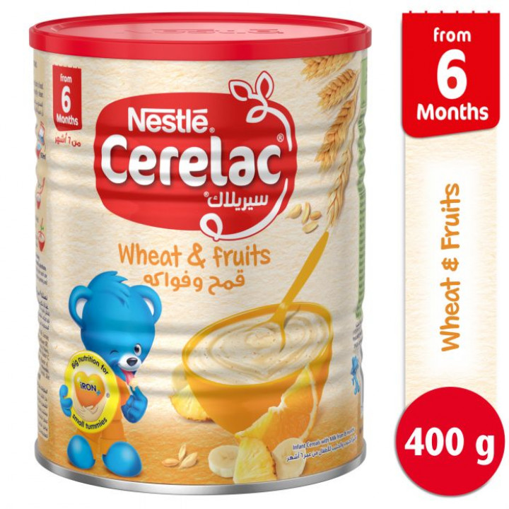 CERELAC WHEAT & FRUITS 400 G