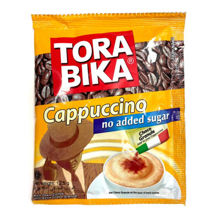 تورا بيكا كابوتشينو بدون سكر 12.5 غرام